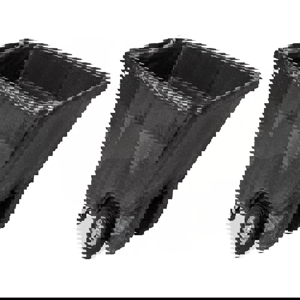 Structural Foam Tilt Truck, 101 gal, 850 lb Capacity, Plastic, Black